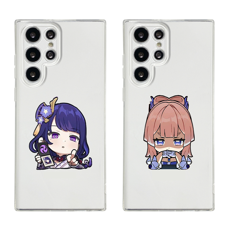 Samsung Galaxy S25 - Kawaii Cartoon Genshin Impact Phone Case