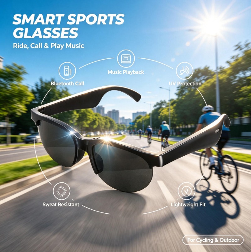 Smart Glasses Bluetooth Call M - Smart Glasses Lens recension och pris